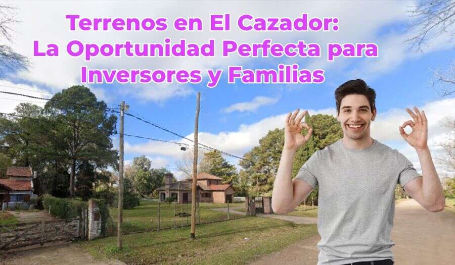 Terreno amplio en El Cazador con alto potencial de inversión" Descripción alt: Imagen de un extenso terreno en venta en el barrio El Cazador, Escobar, ideal para proyectos inmobiliarios y oportunidades de inversión en una zona de constante crecimiento.